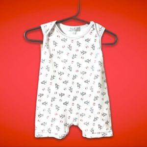 MAGNOLIA BABY Shark Sleeveless Romper 6 months